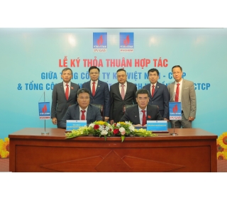 Lá»… kÃ½ káº¿t thá»a thuáº­n há»£p tÃ¡c giá»¯a PVChem vÃ  PVGas
